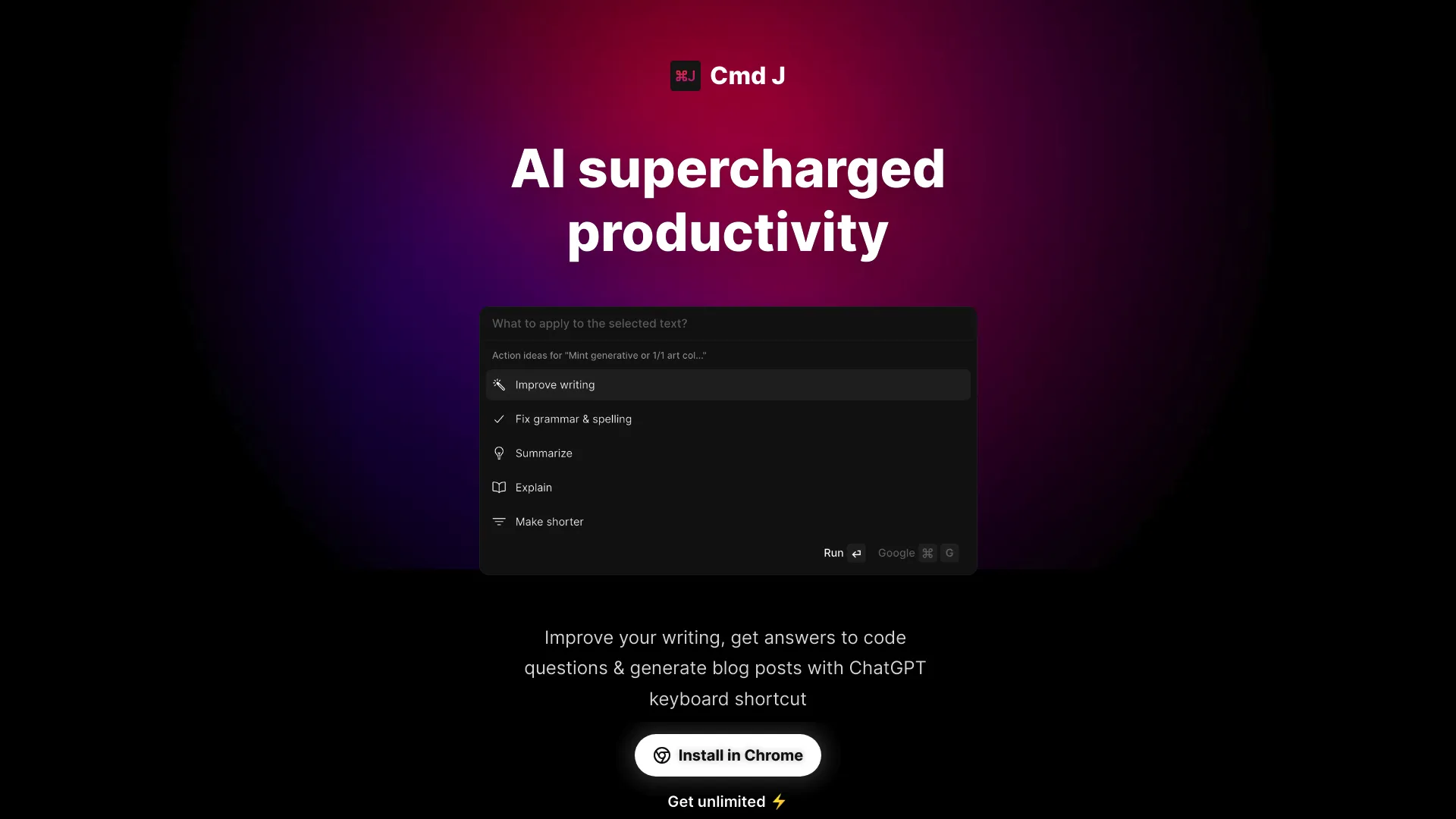 Cmd J screenshot