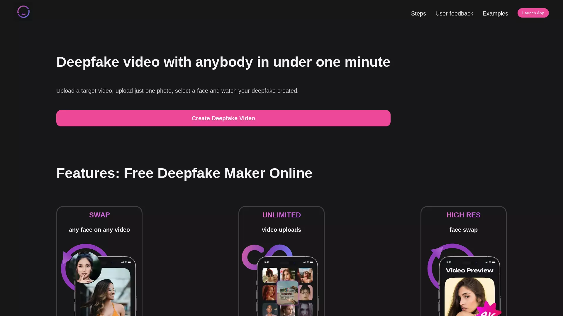 DeepFakeX screenshot