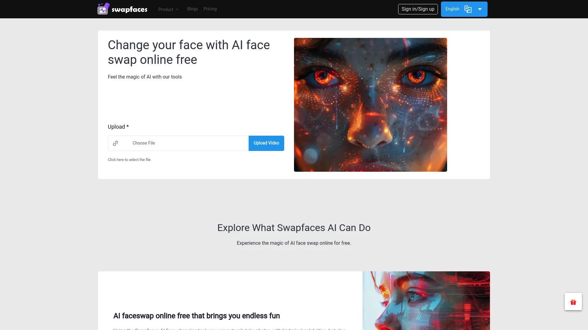 SwapFaces AI screenshot