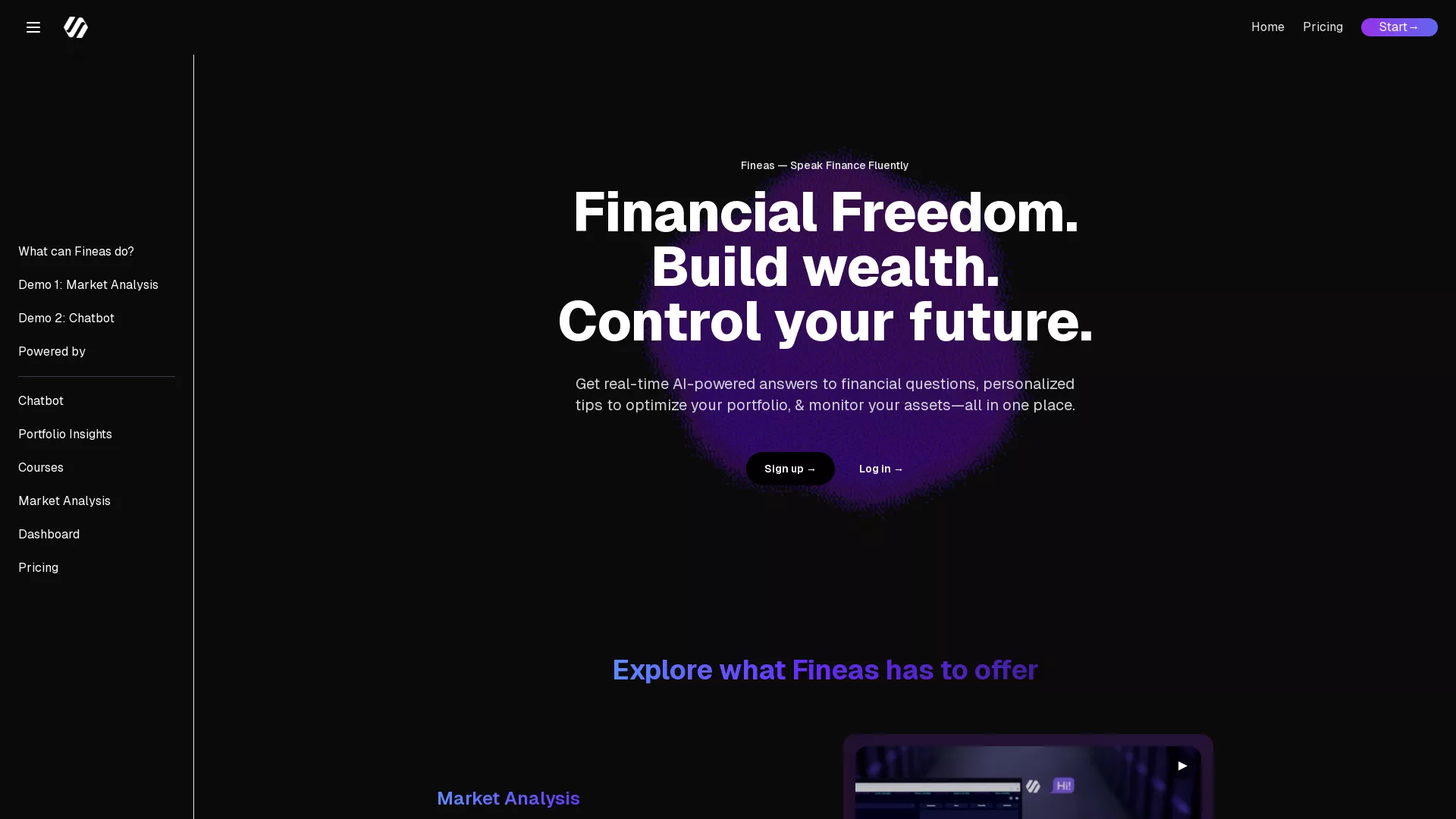 Fineas.Ai screenshot