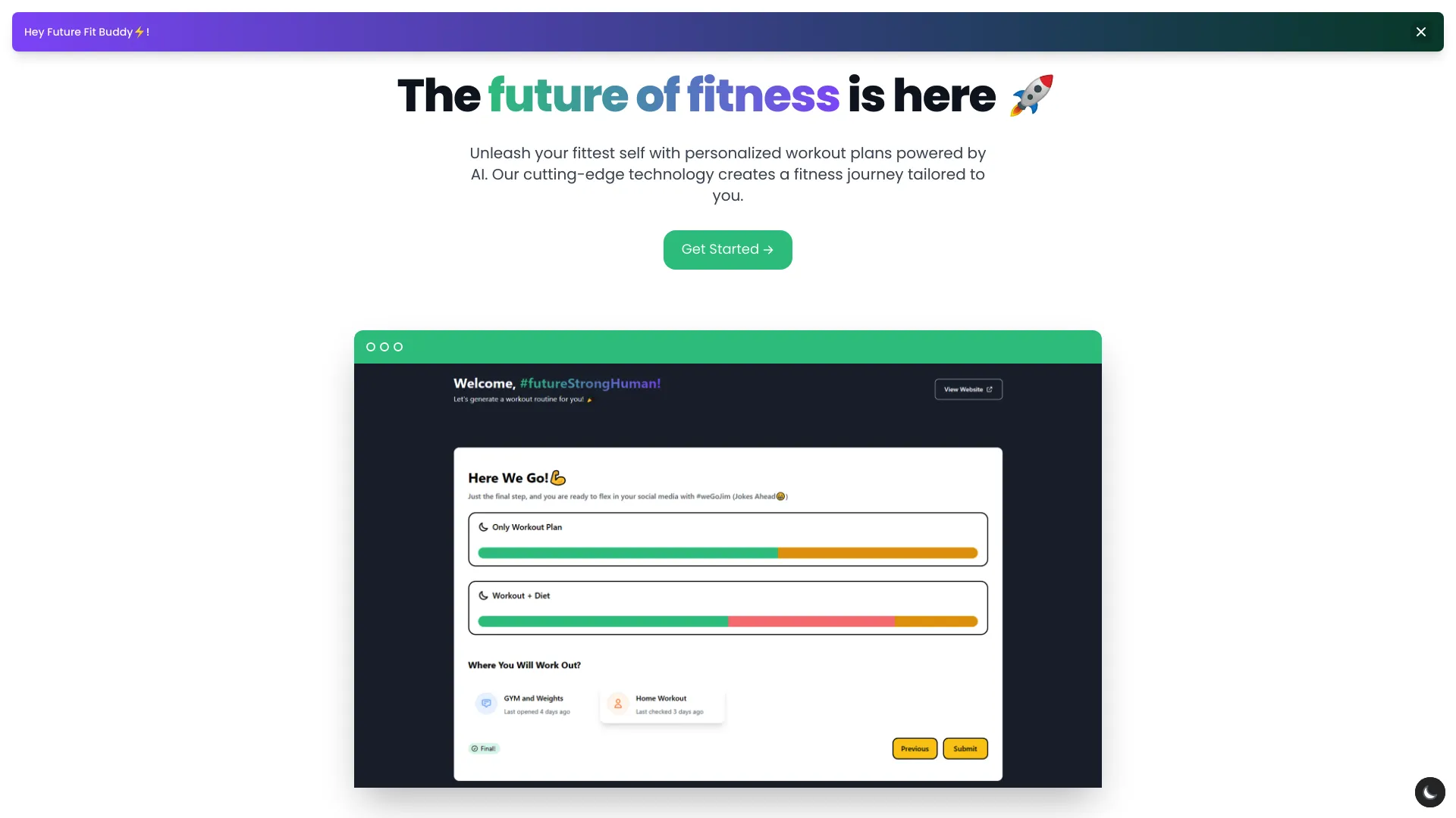 FitForge screenshot