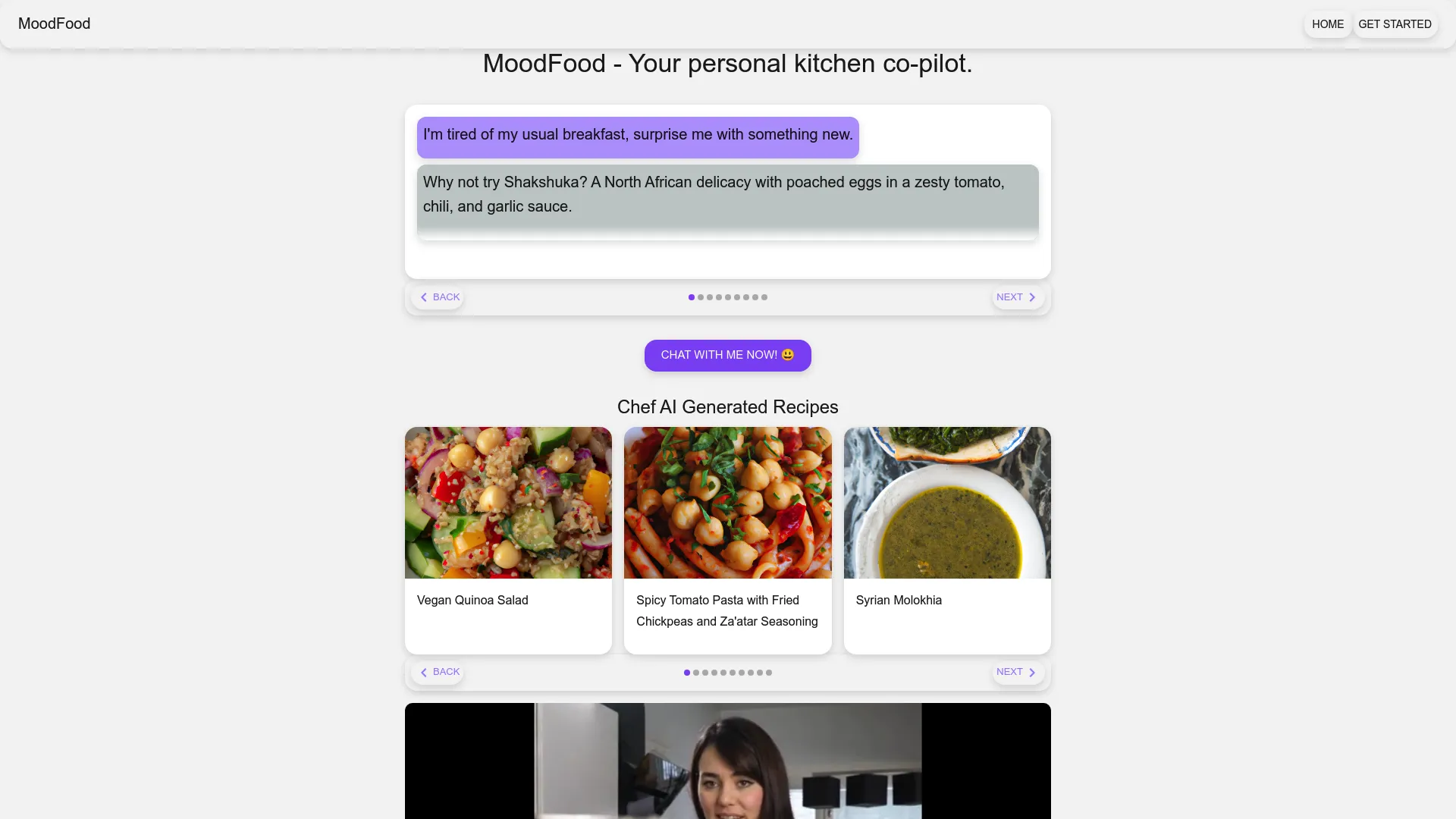MoodFood screenshot