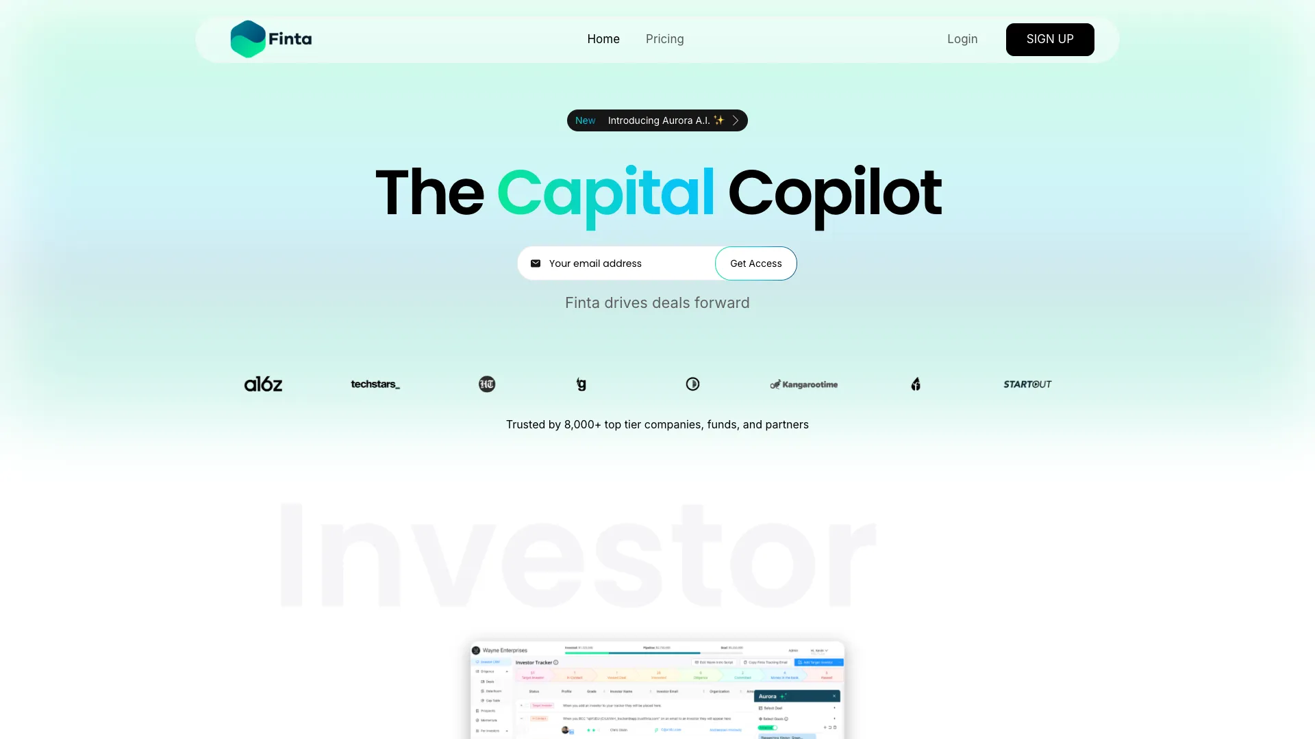 Trustfinta screenshot