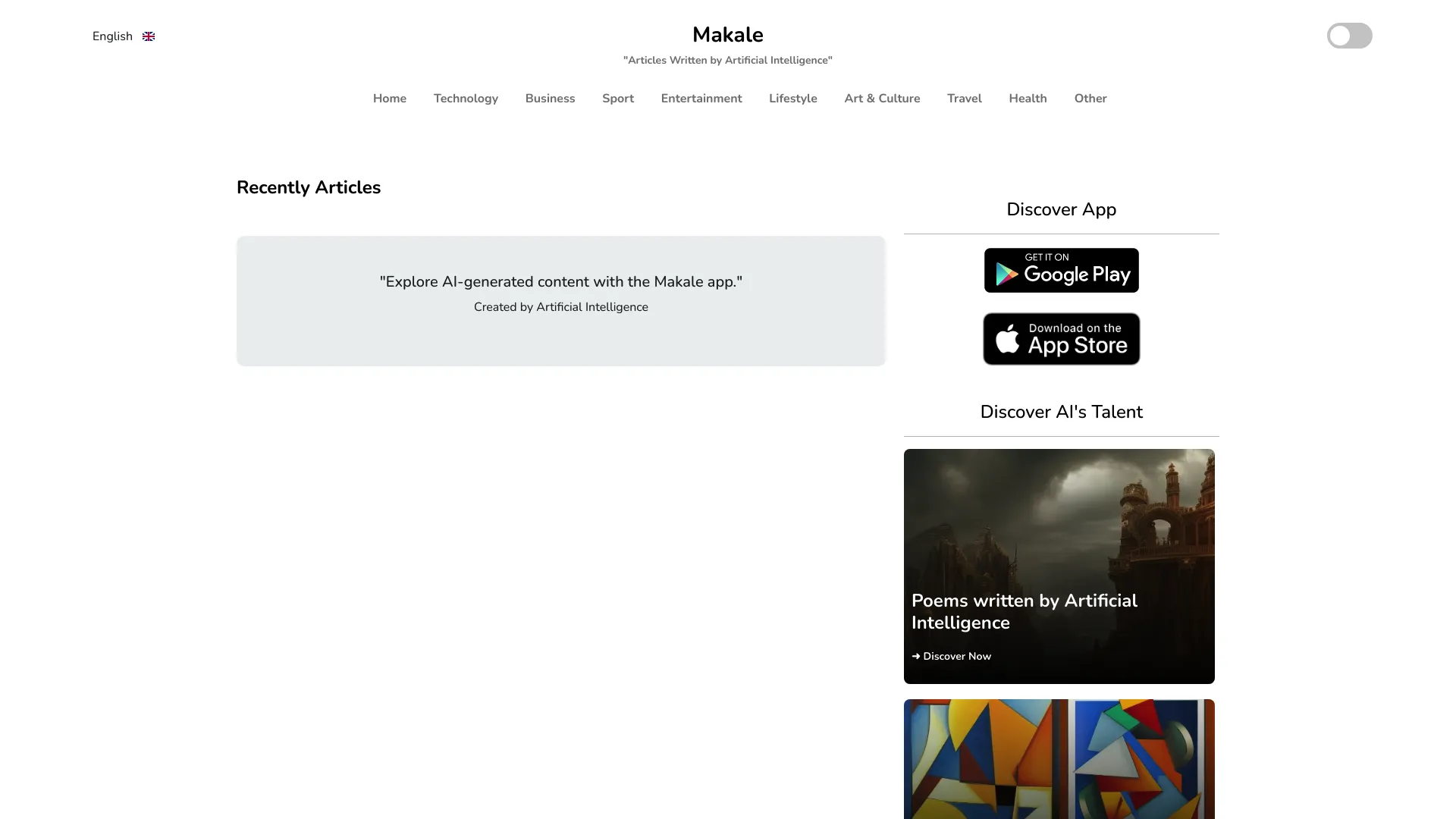 Makaleapp screenshot