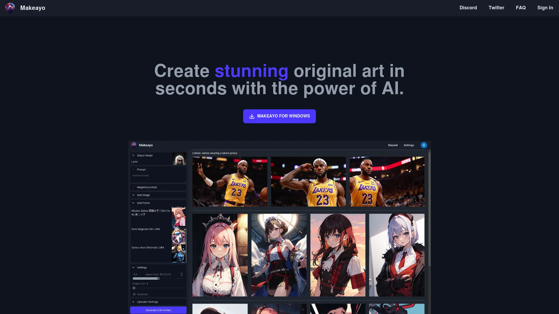 Makeayo screenshot