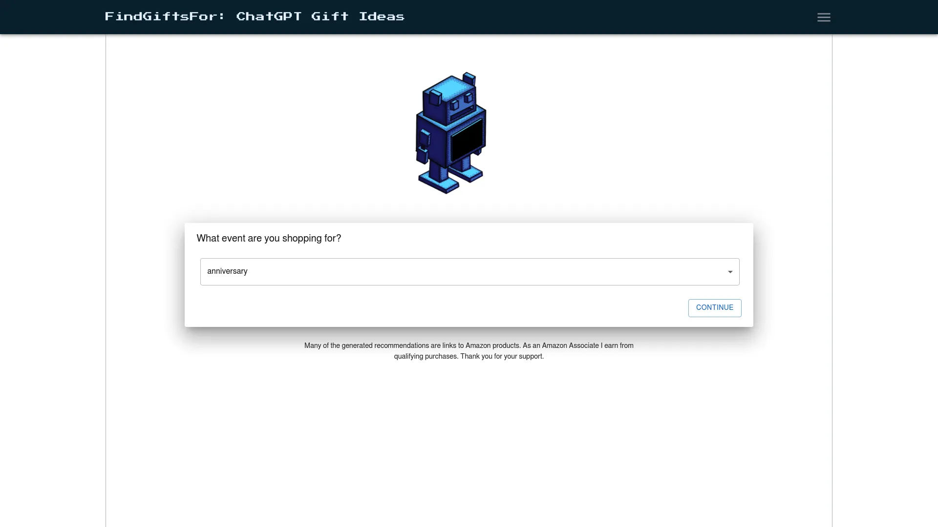 FindGiftsFor screenshot
