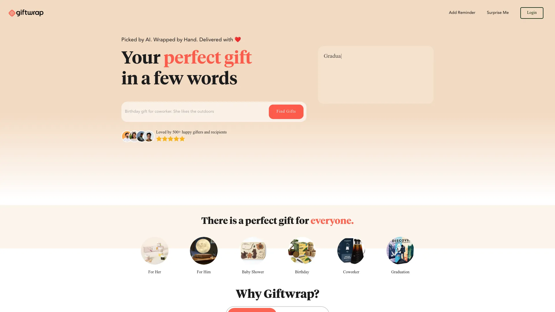 GiftwrapAI screenshot
