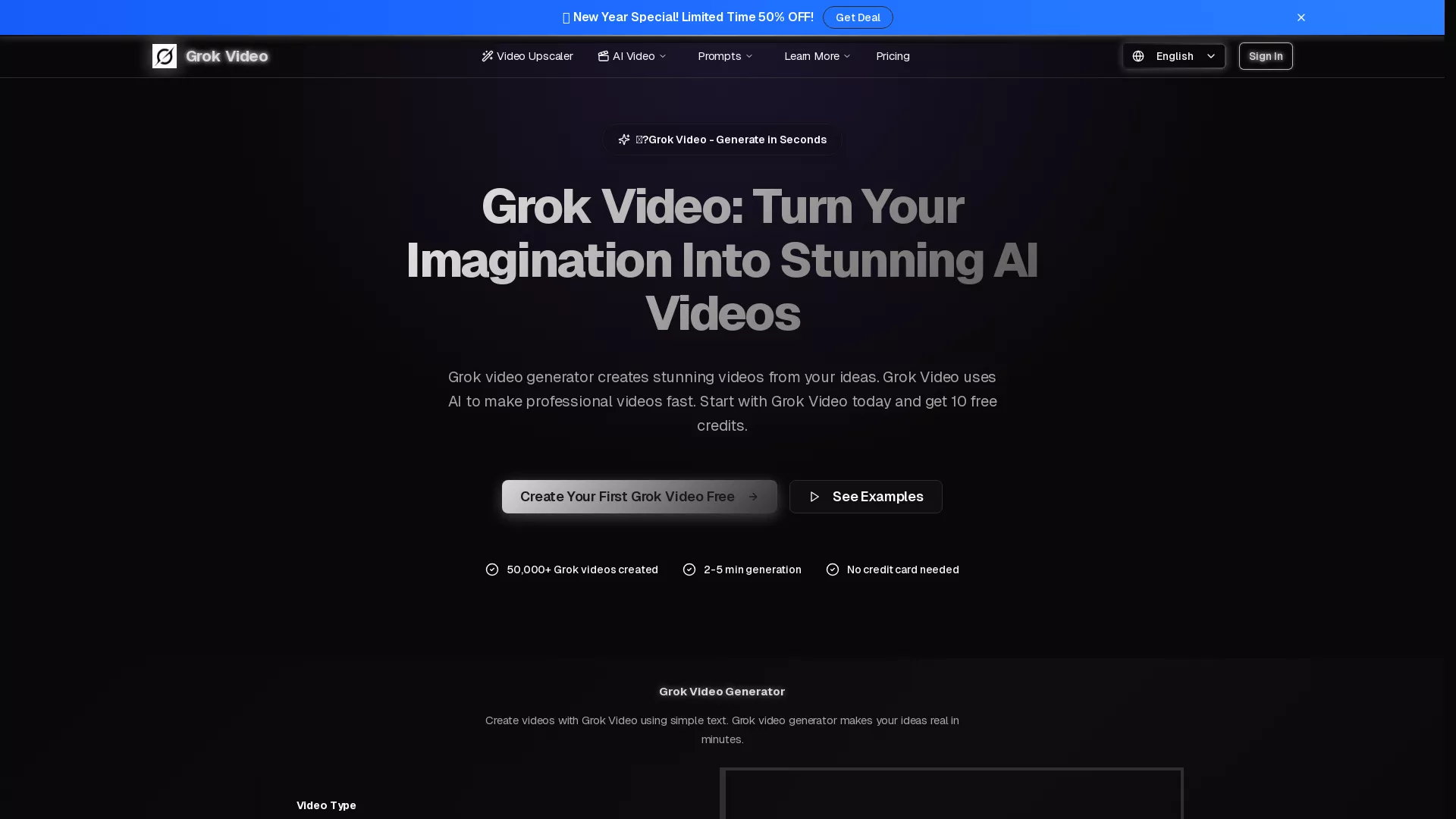 GrokVideo screenshot