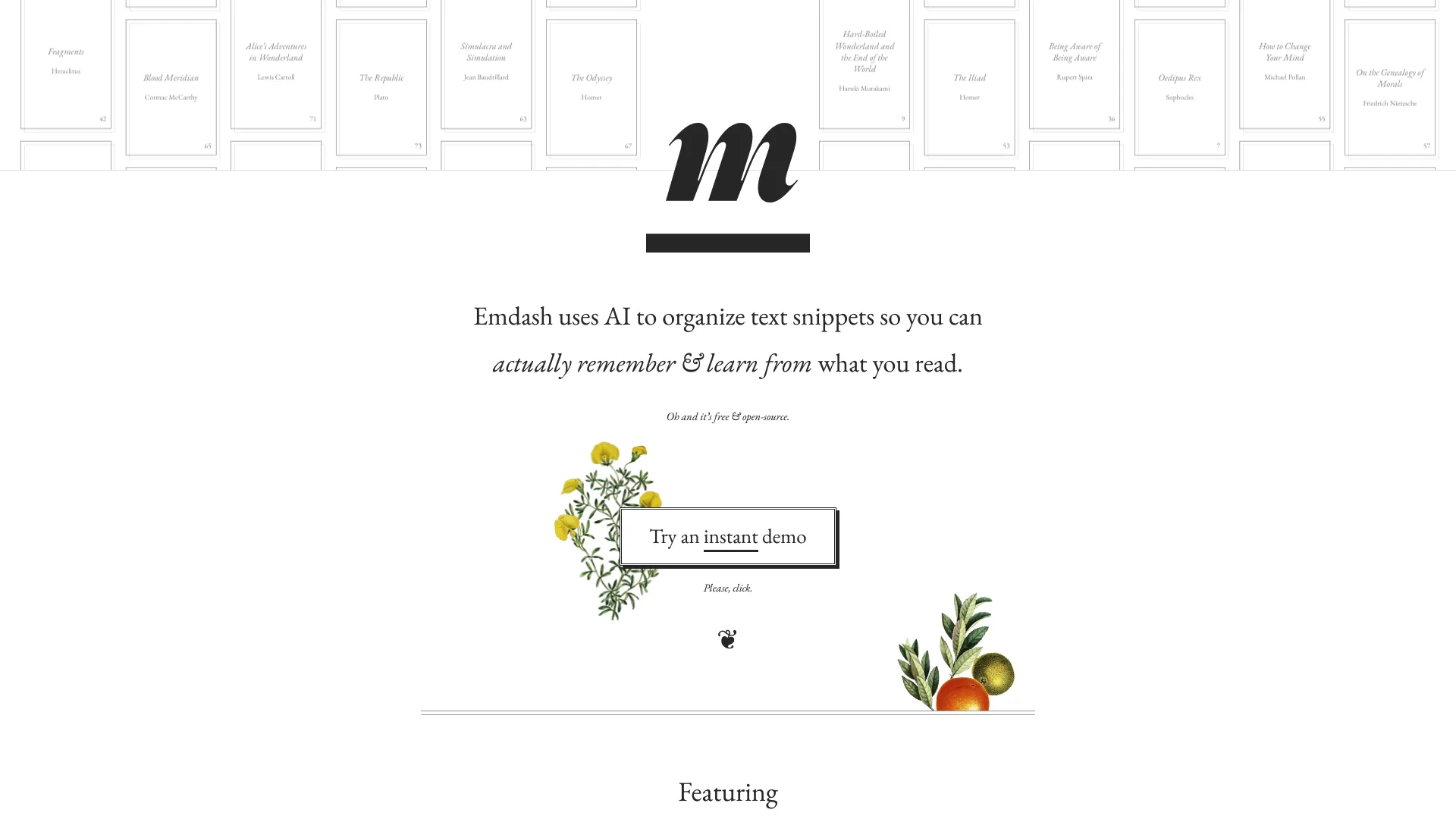 Emdash screenshot