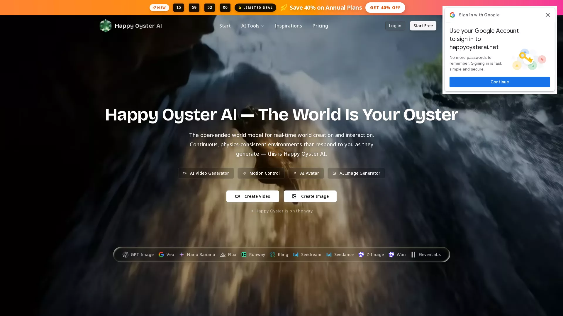 HappyOysterAI screenshot
