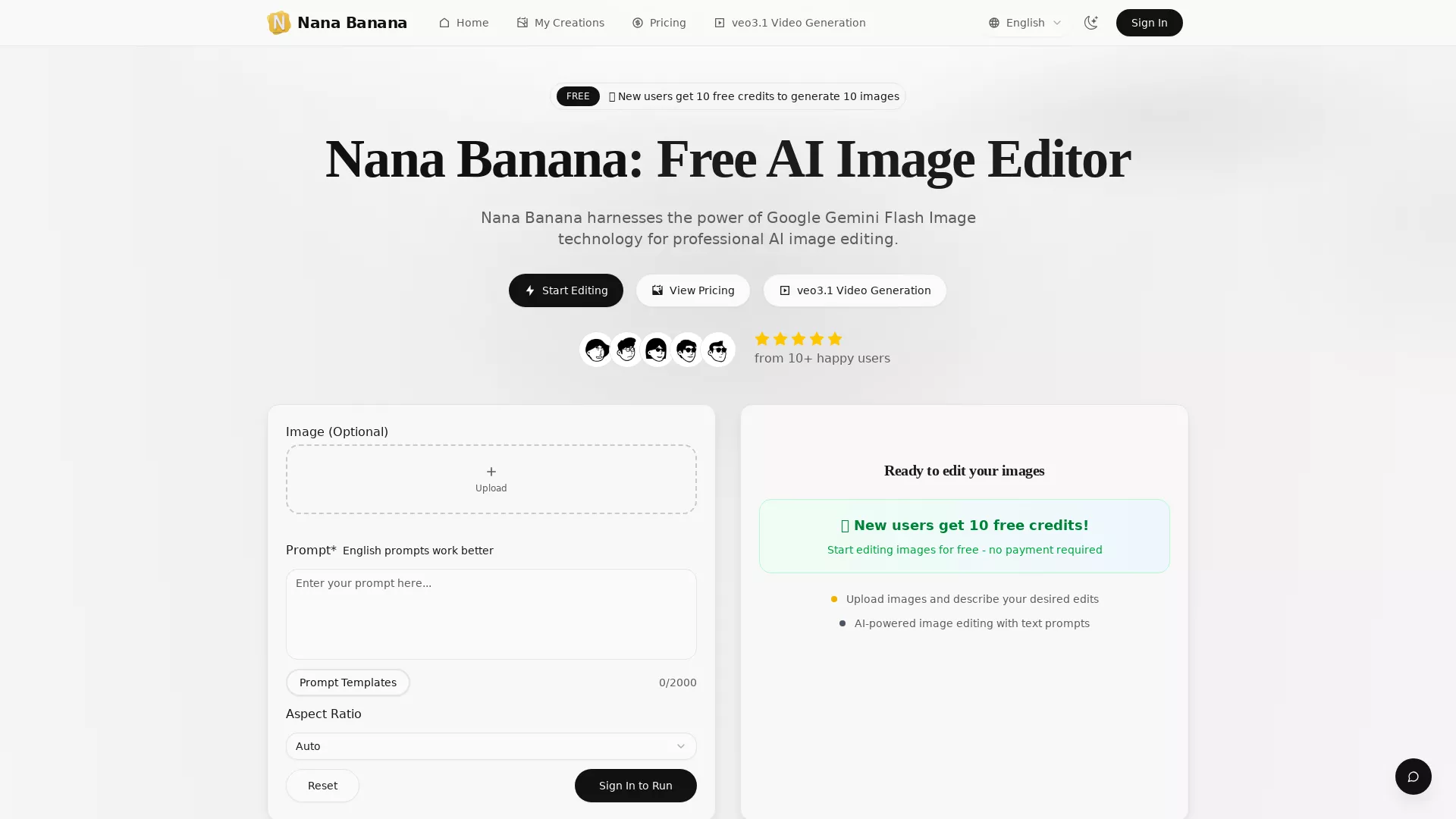 NanaBananaAIImageEditor screenshot
