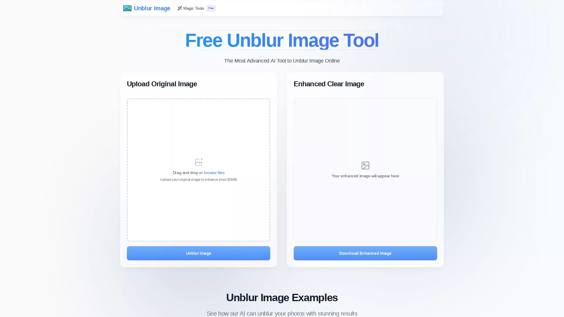 Unblur Image screenshot