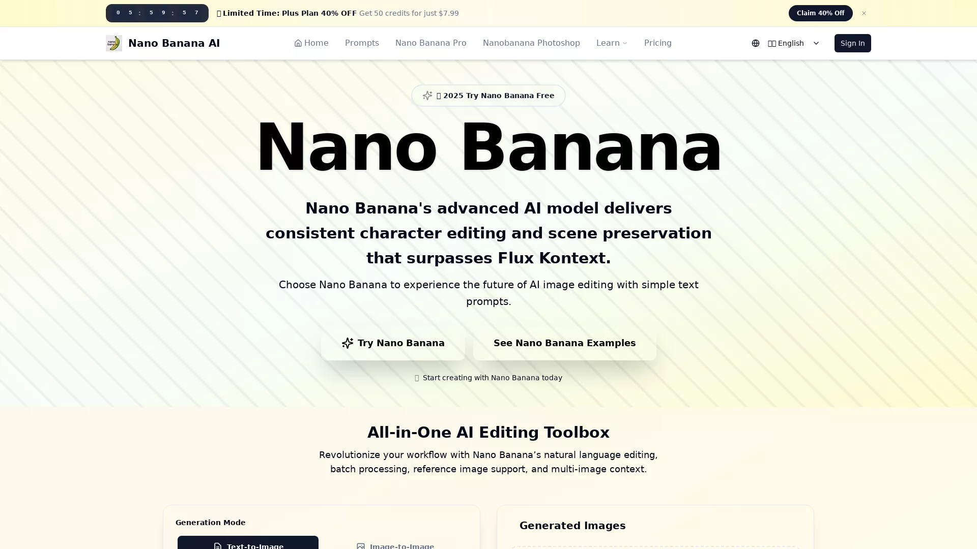 NanoBananaAI screenshot