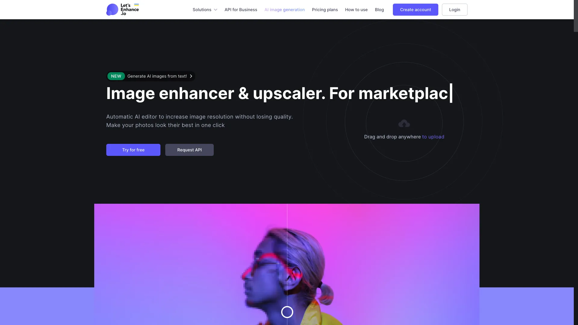 LetsEnhance screenshot