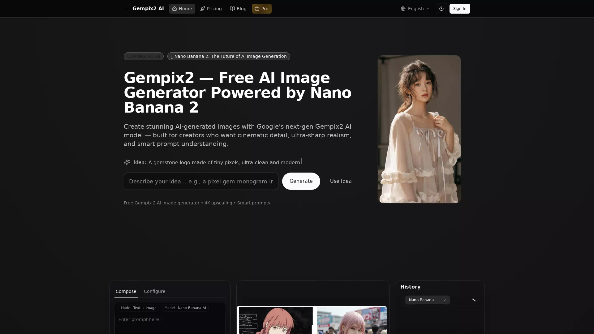 Gempix2AIMAGEGENERATOR screenshot