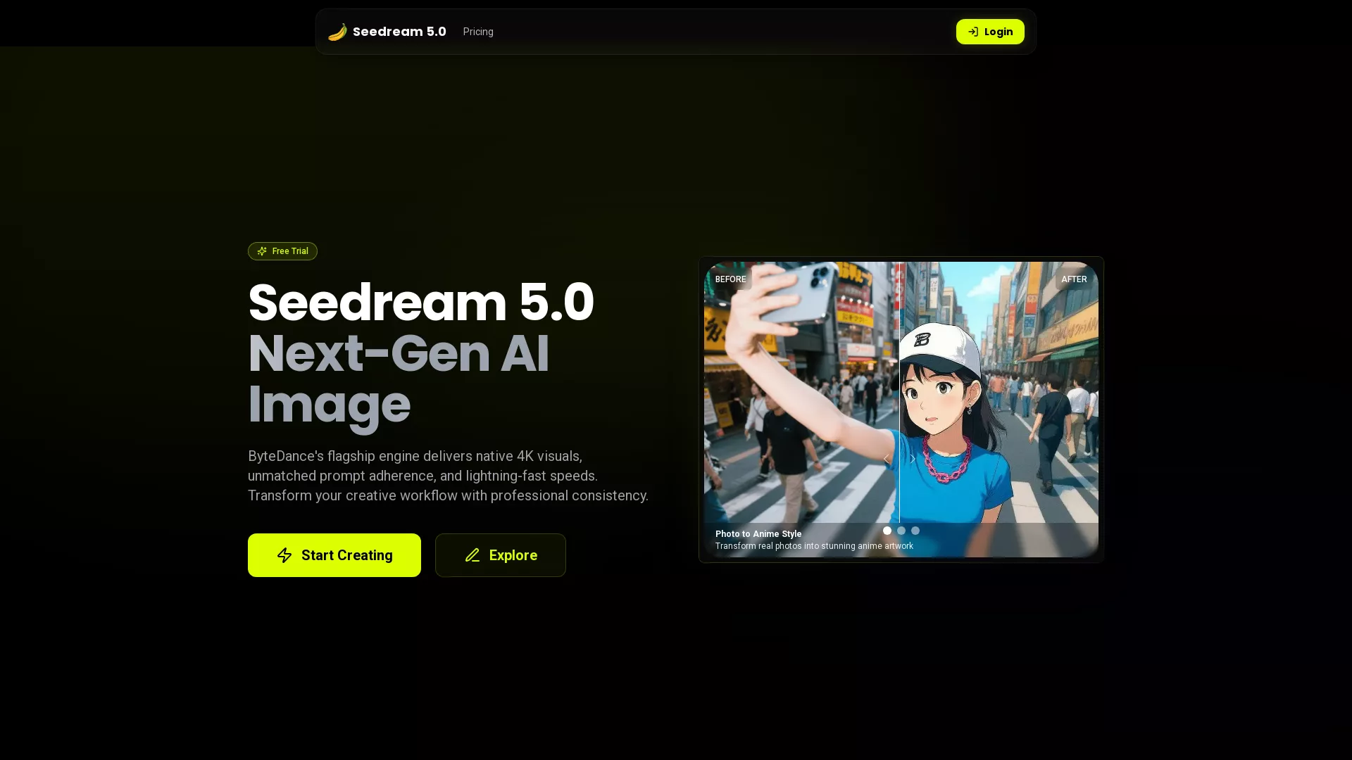 SeedreamAI screenshot