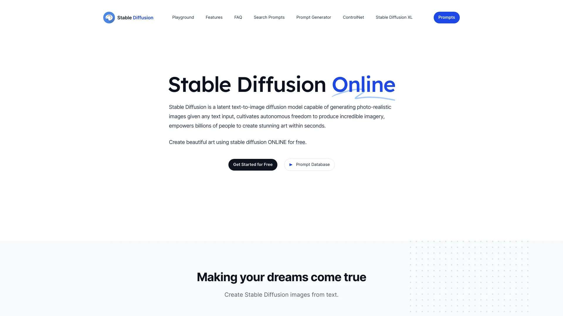 Stable Diffusion screenshot