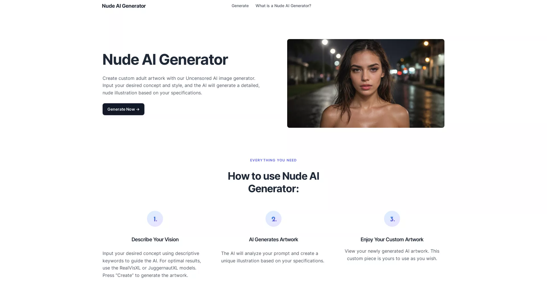 Nude AI Generator screenshot