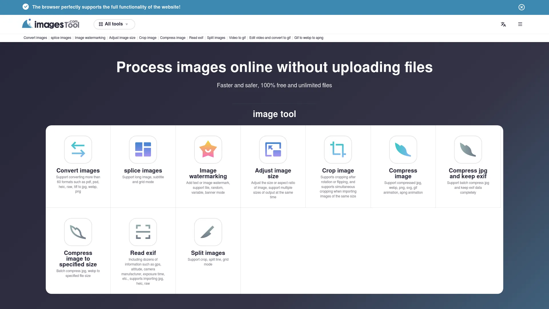 Imagestool screenshot
