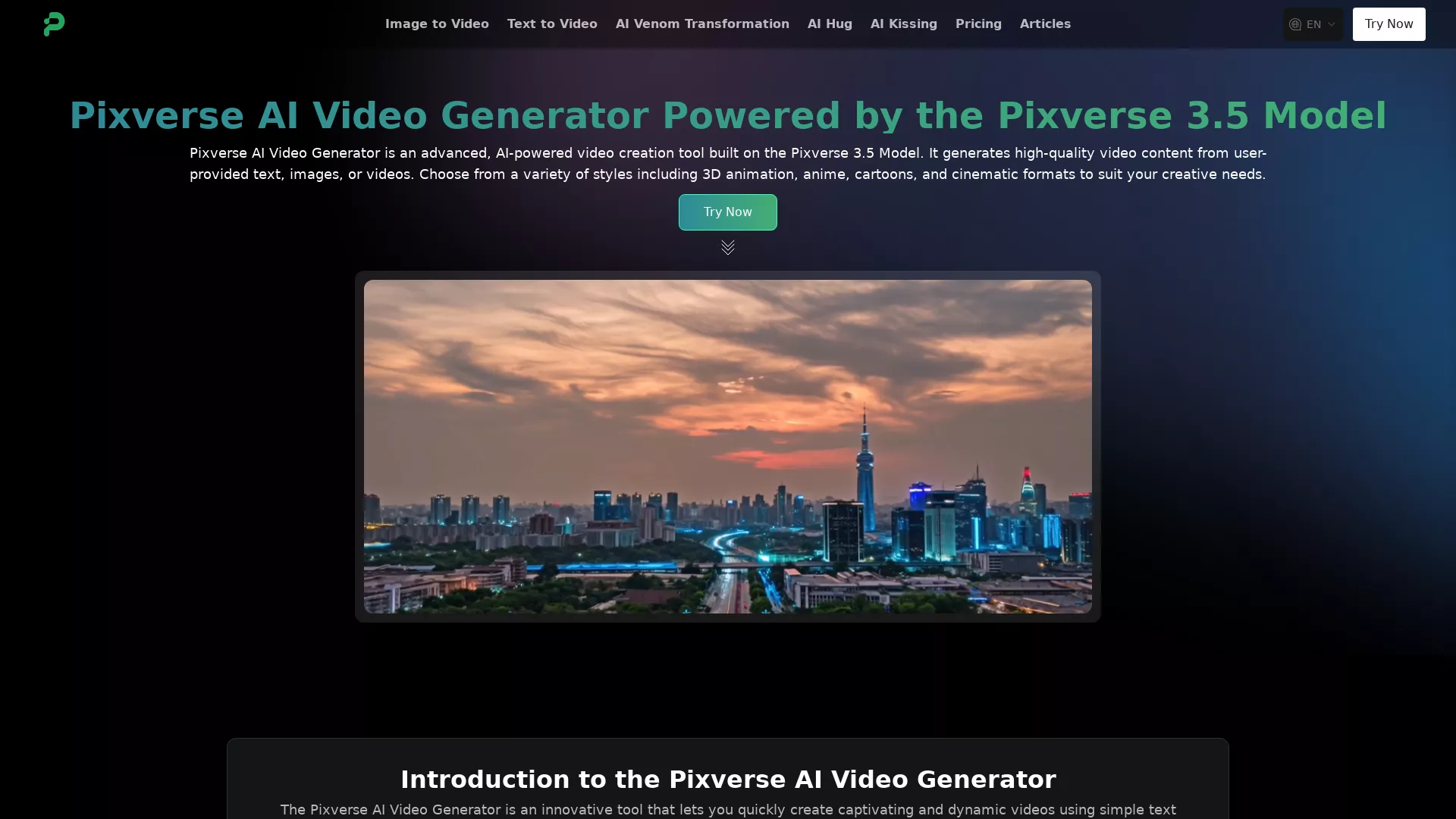 Pixverse AI screenshot