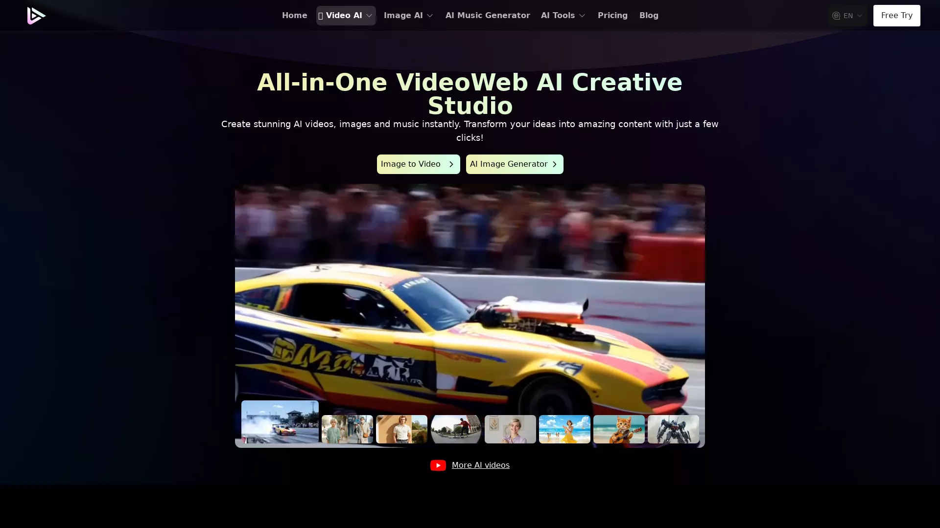 VideoWeb AI screenshot