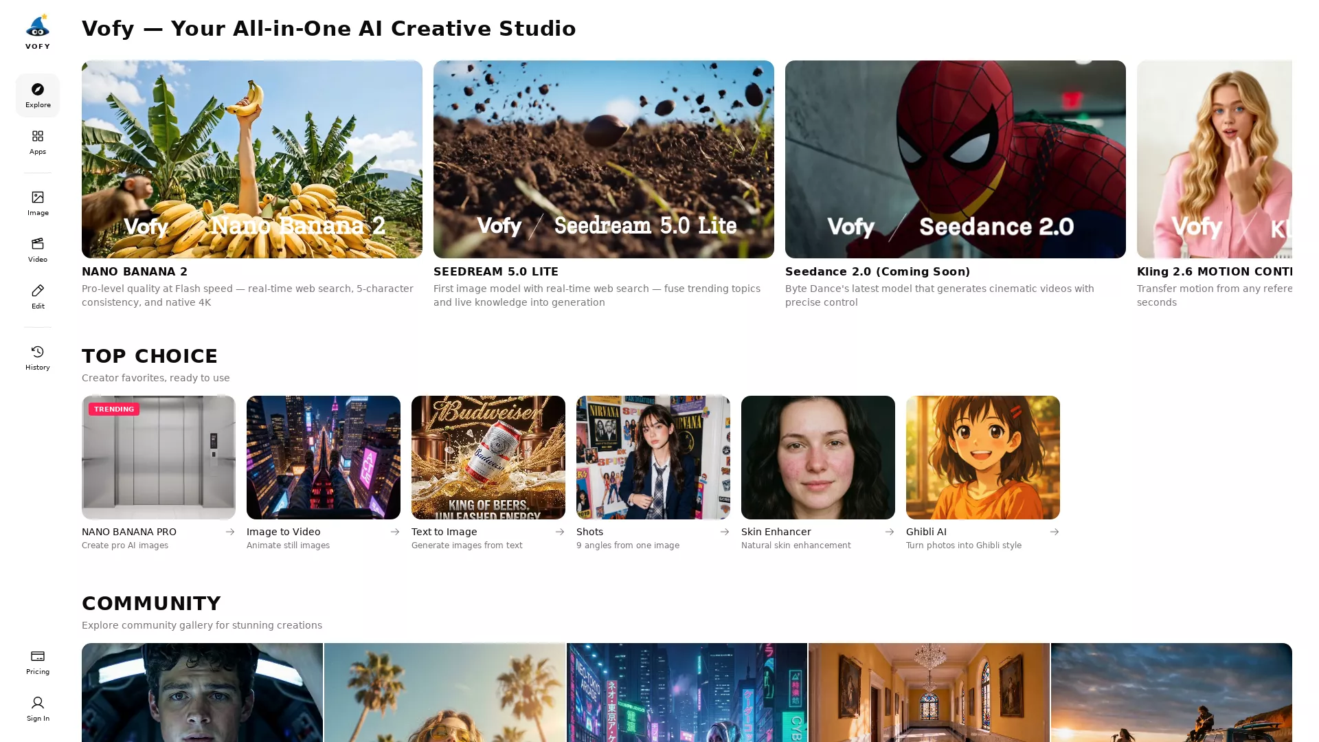 Vofy screenshot