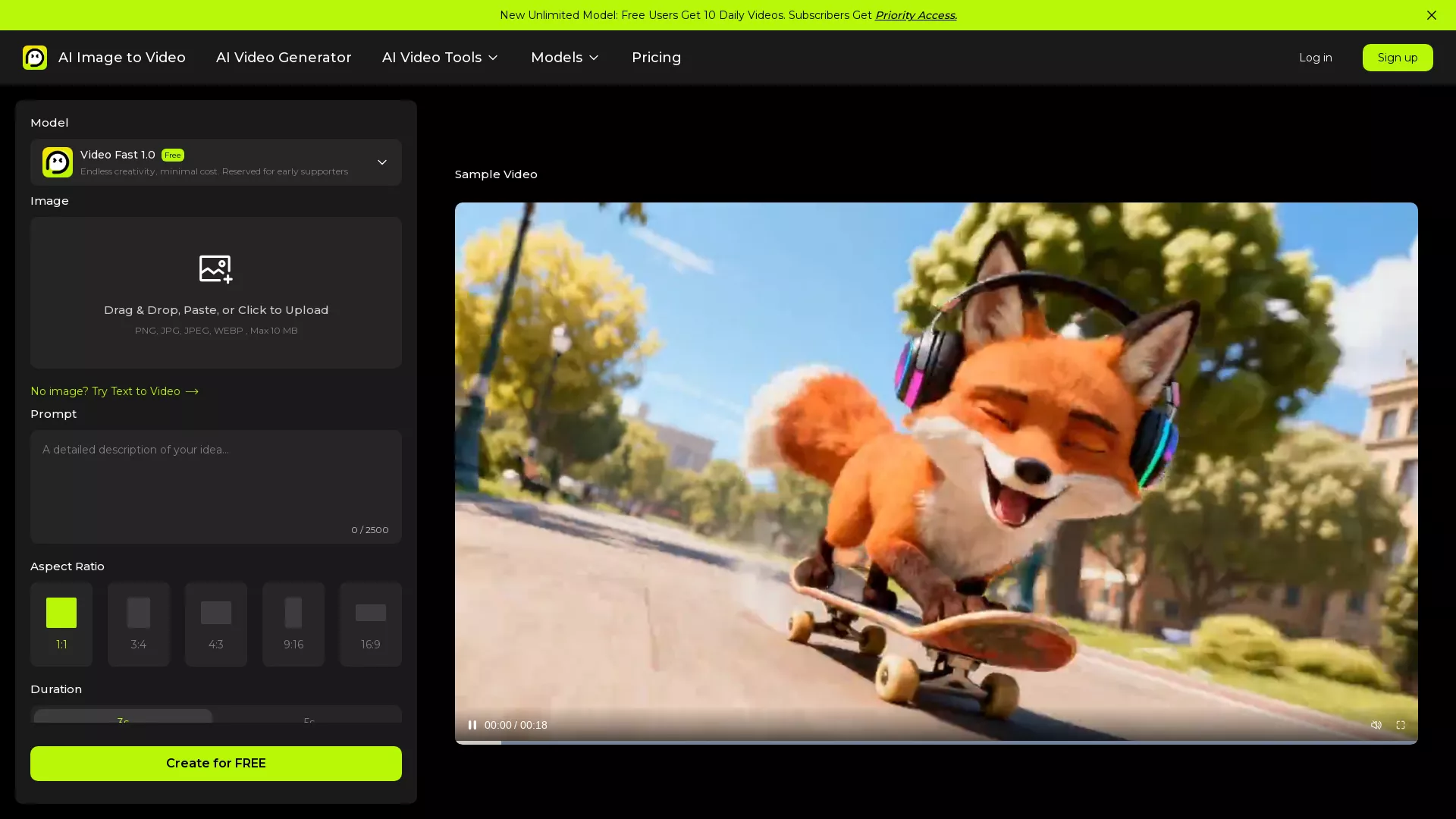 AI Image to Video screenshot