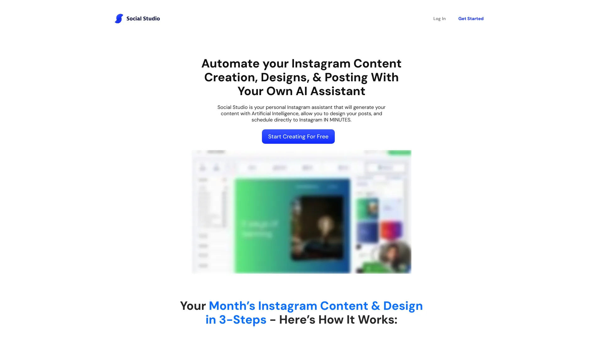 Socialstudio screenshot