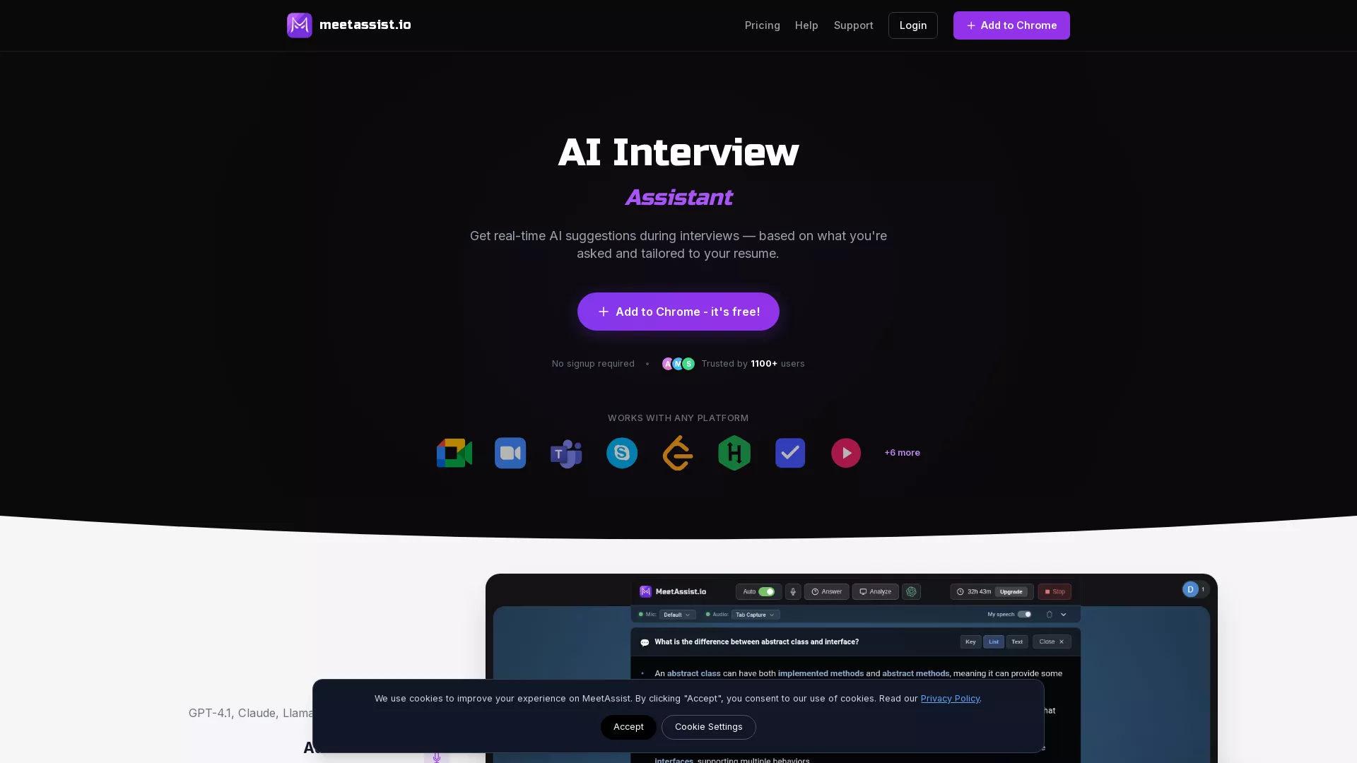 MeetAssist screenshot
