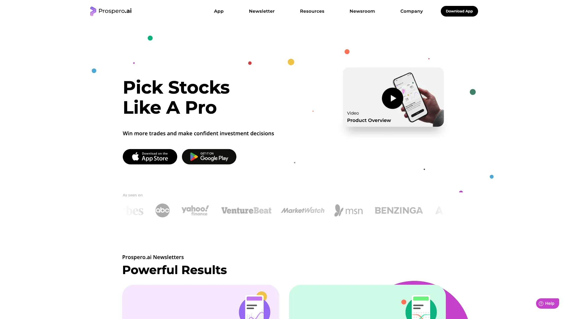ProsperoAI screenshot