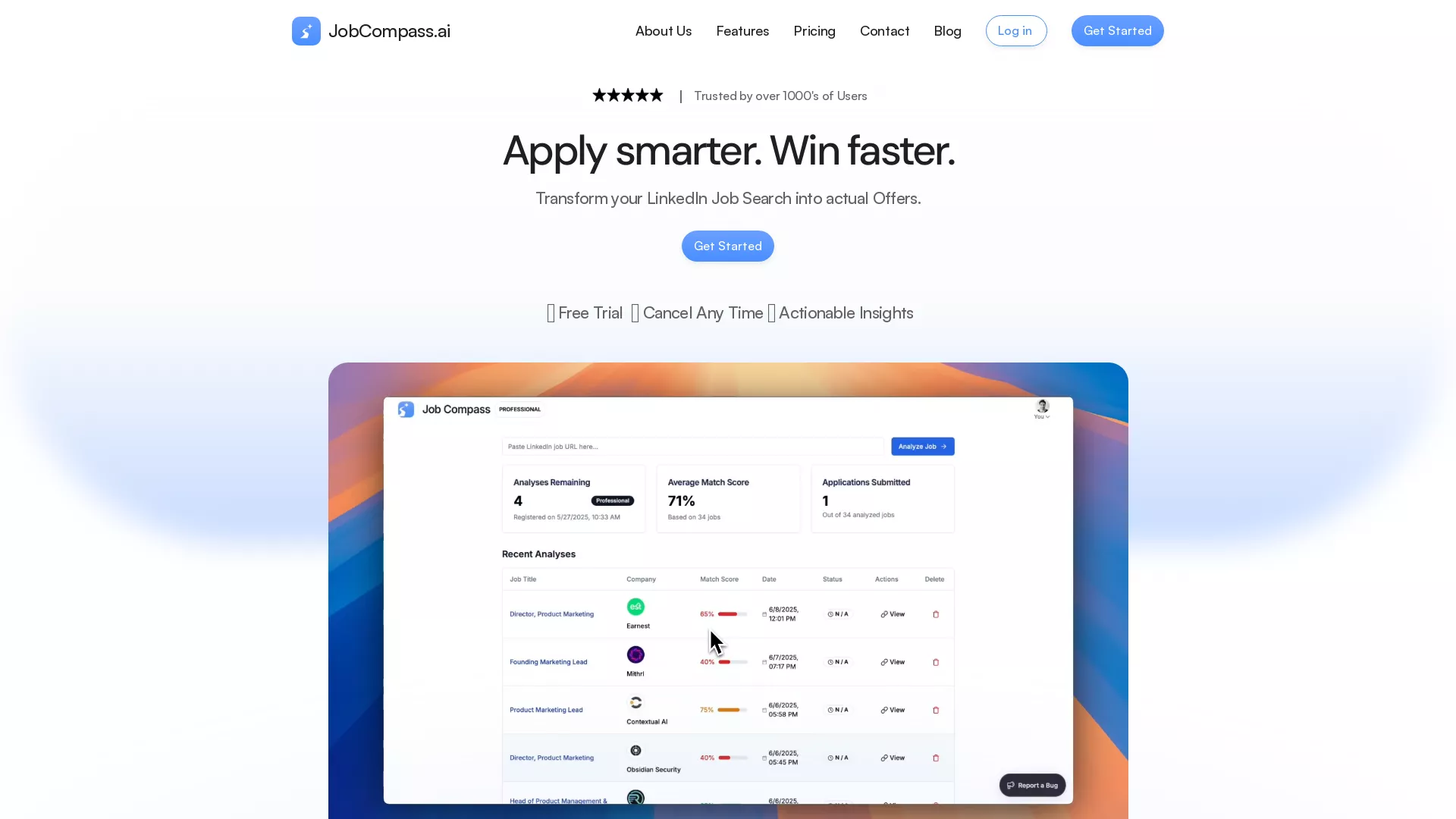 JobCompass.ai screenshot