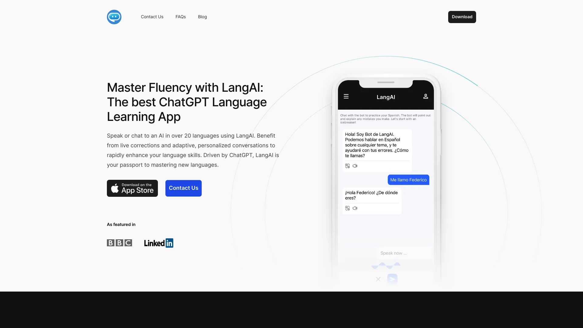 LangAI screenshot