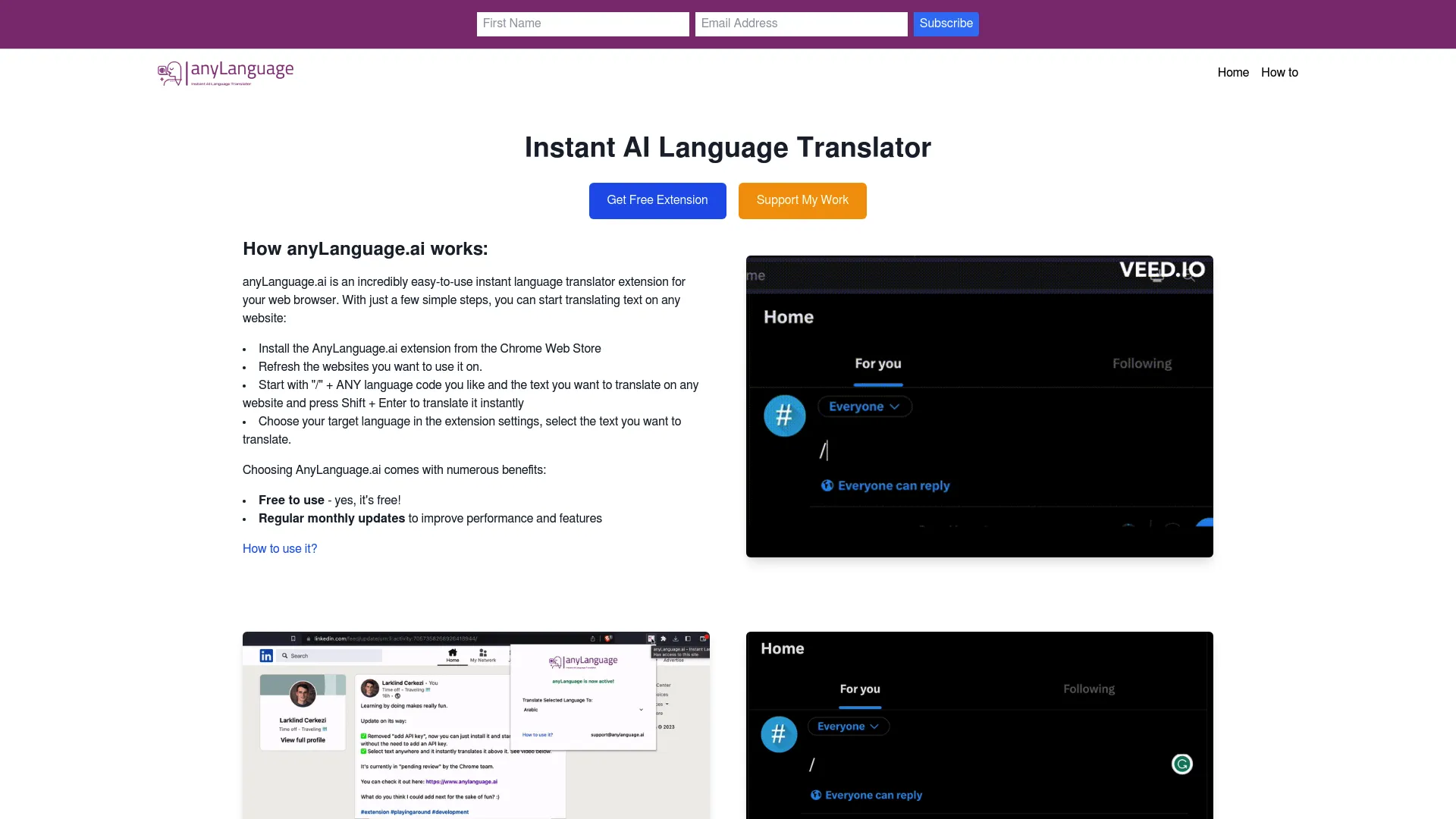 AnyLanguageAI screenshot