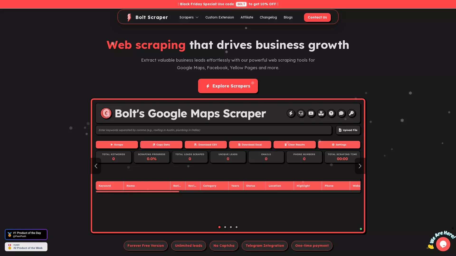BoltScraper screenshot
