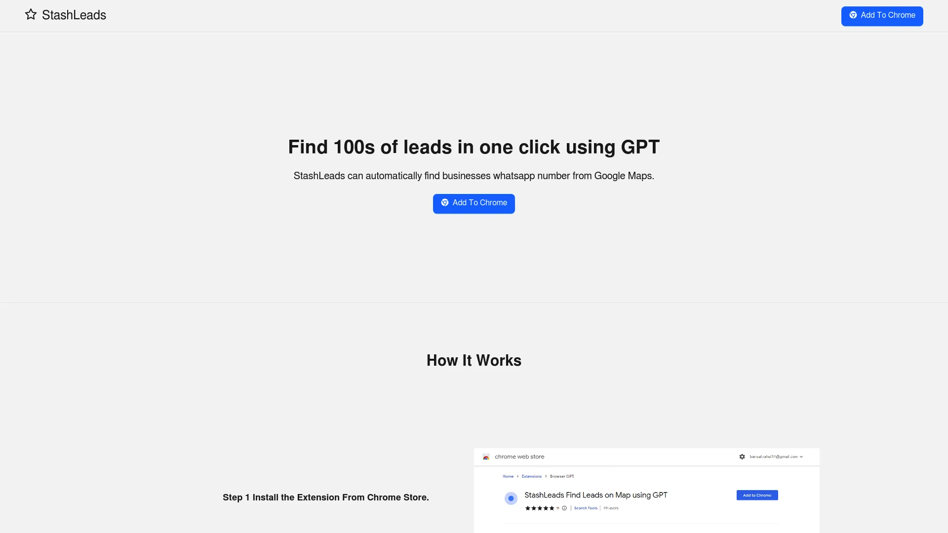 Stash Leads screenshot