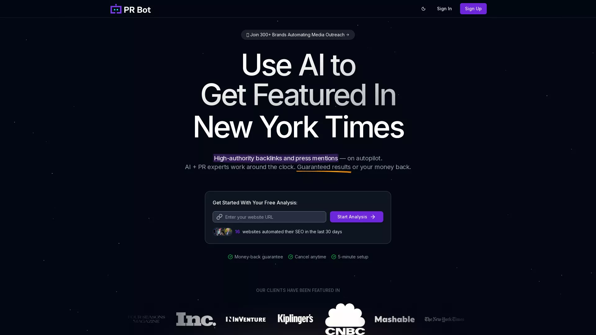 PR Bot screenshot
