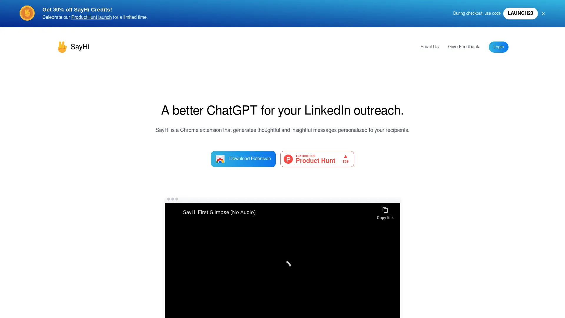 SayHi screenshot