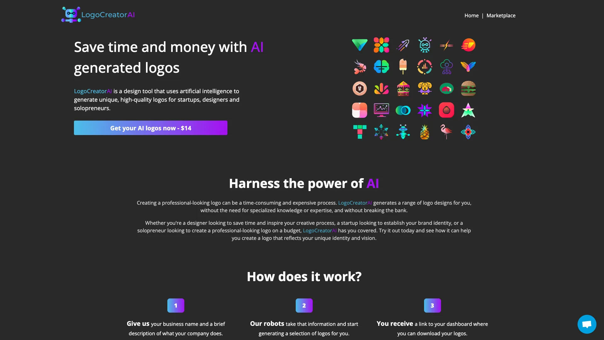 LogoCreatorAI screenshot