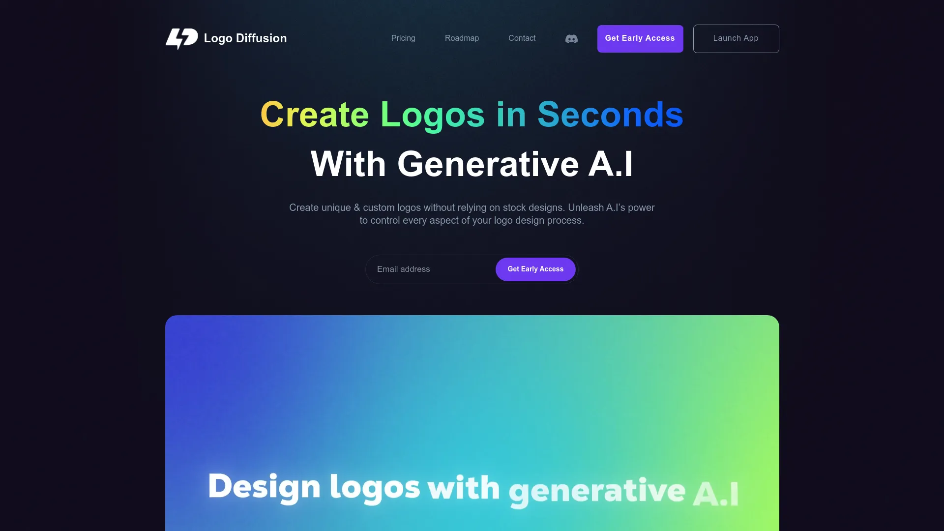 Logo Diffusion screenshot