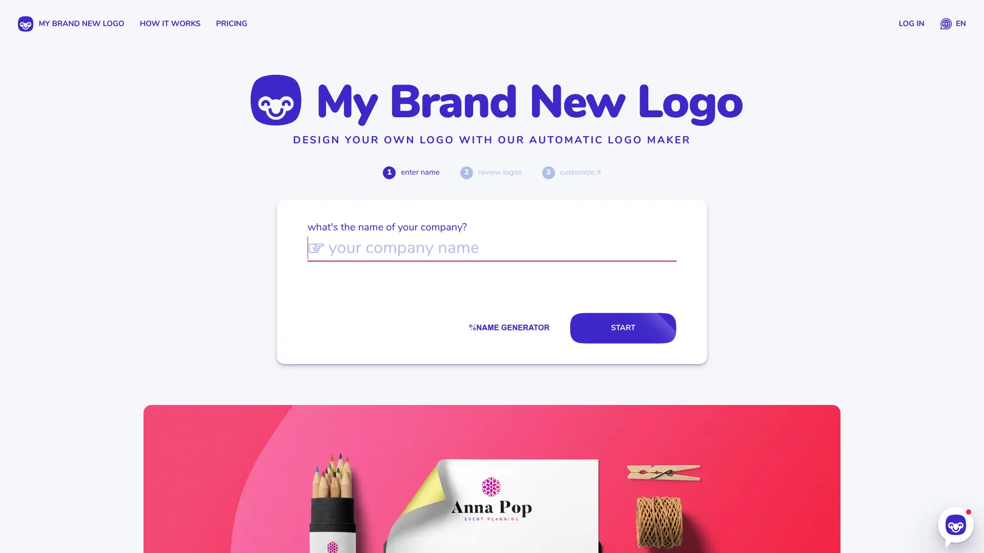 Mybrandnewlogo screenshot