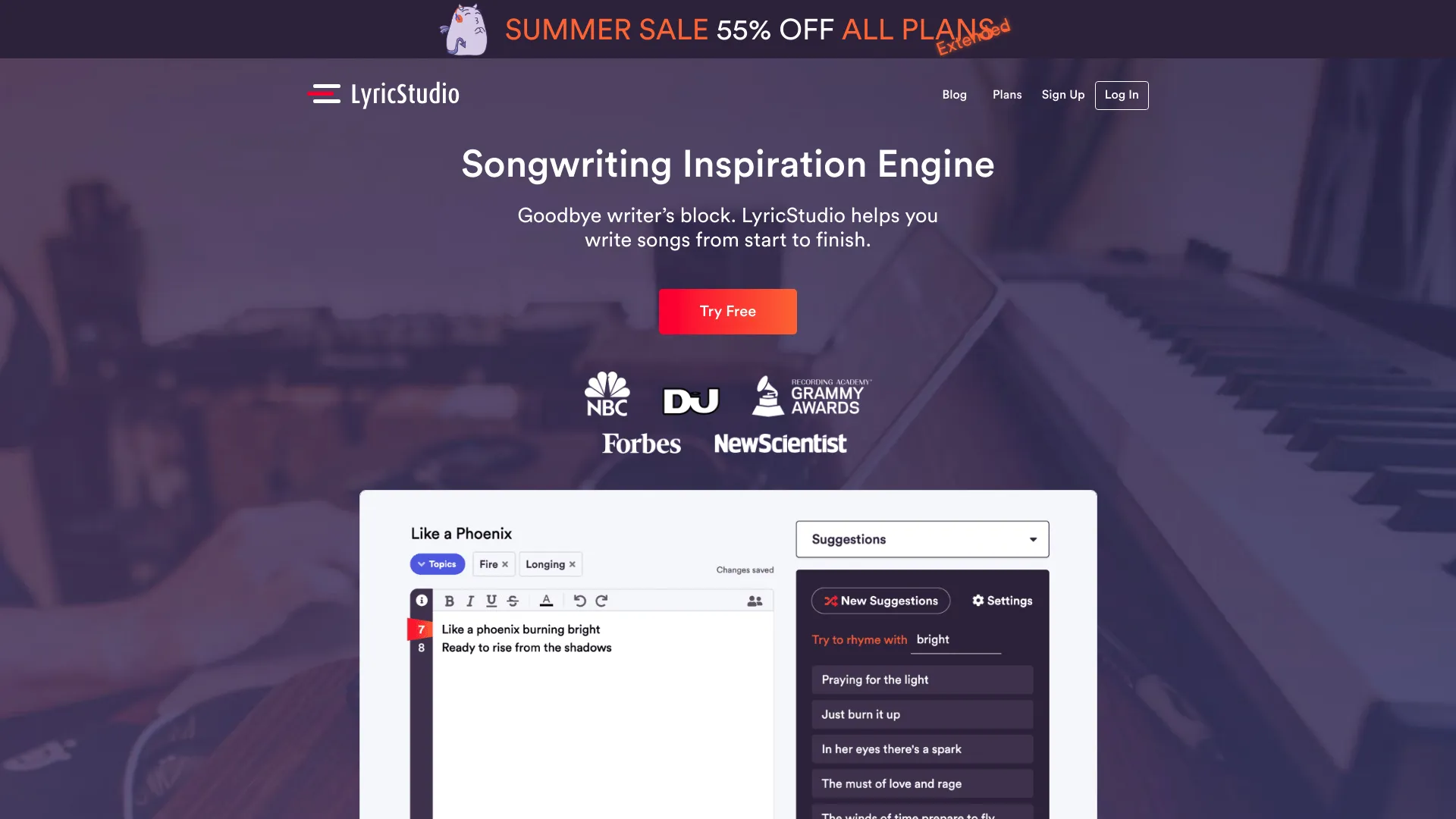 Lyricstudio screenshot