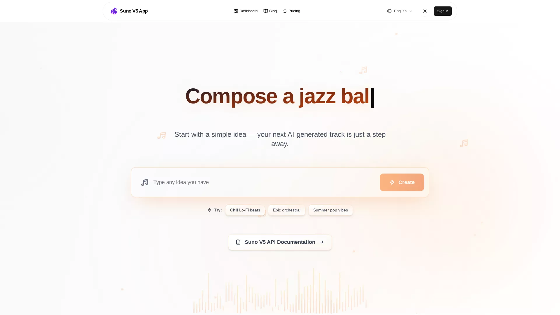 SunoV5 screenshot