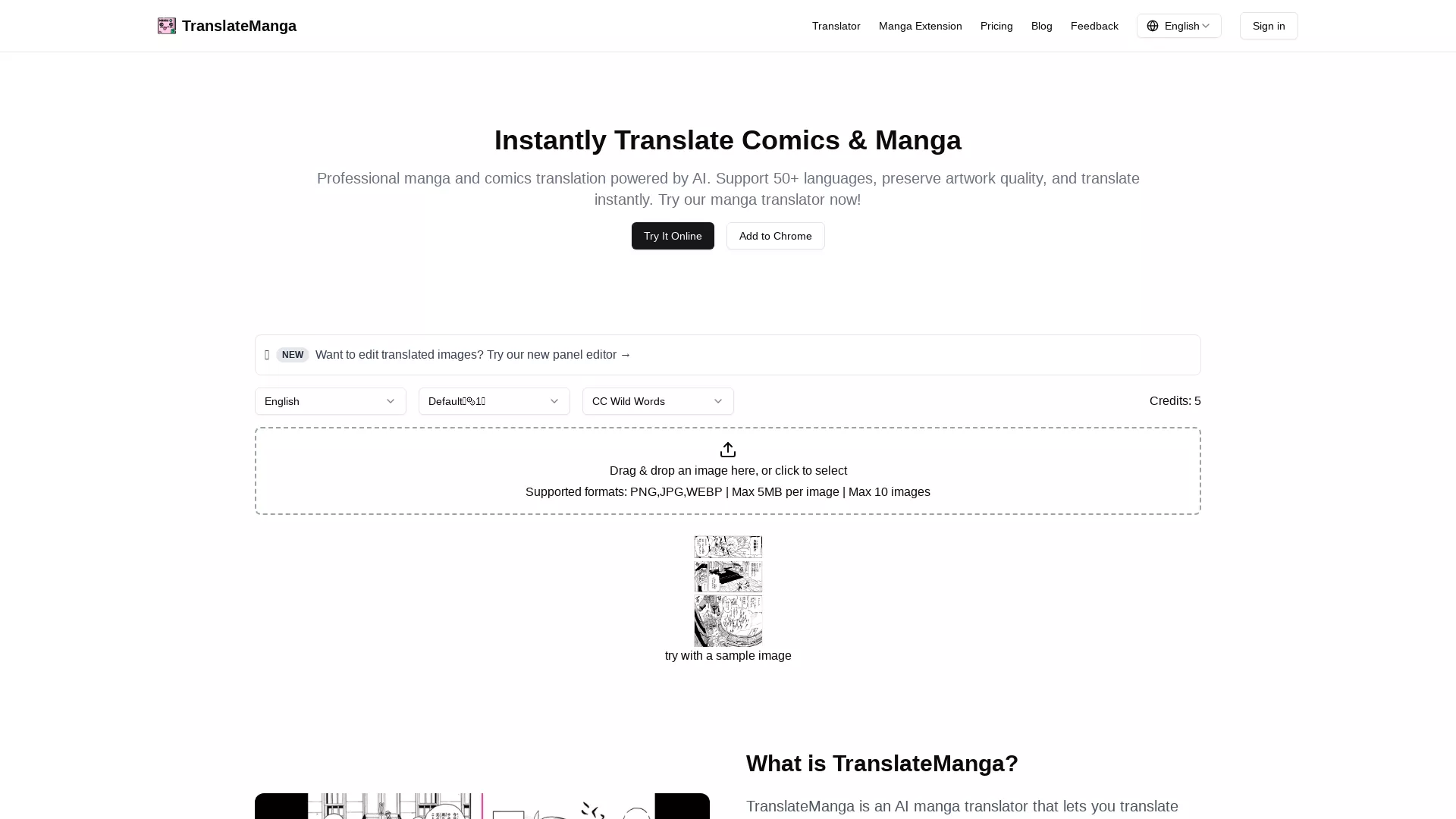 TranslateManga screenshot