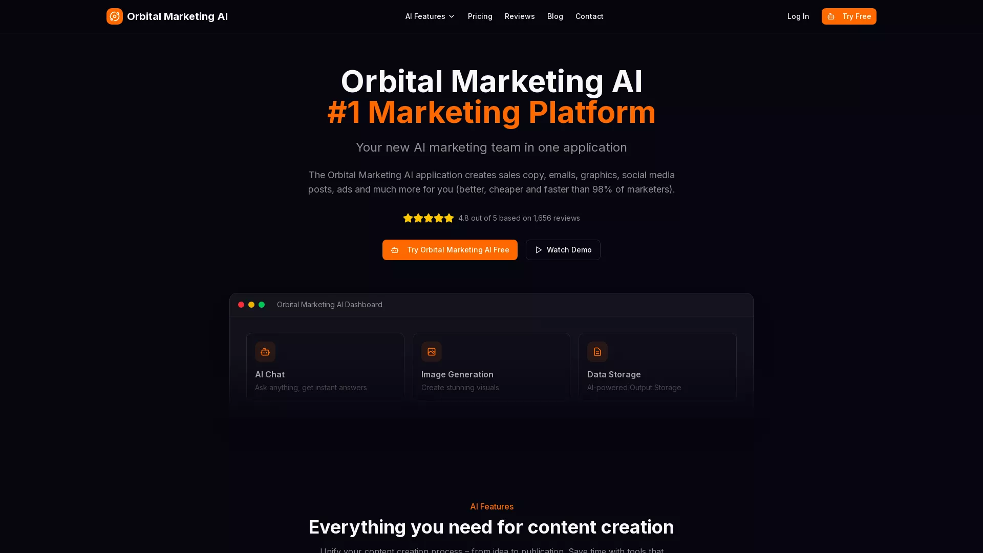 OrbitalMarketingAI screenshot