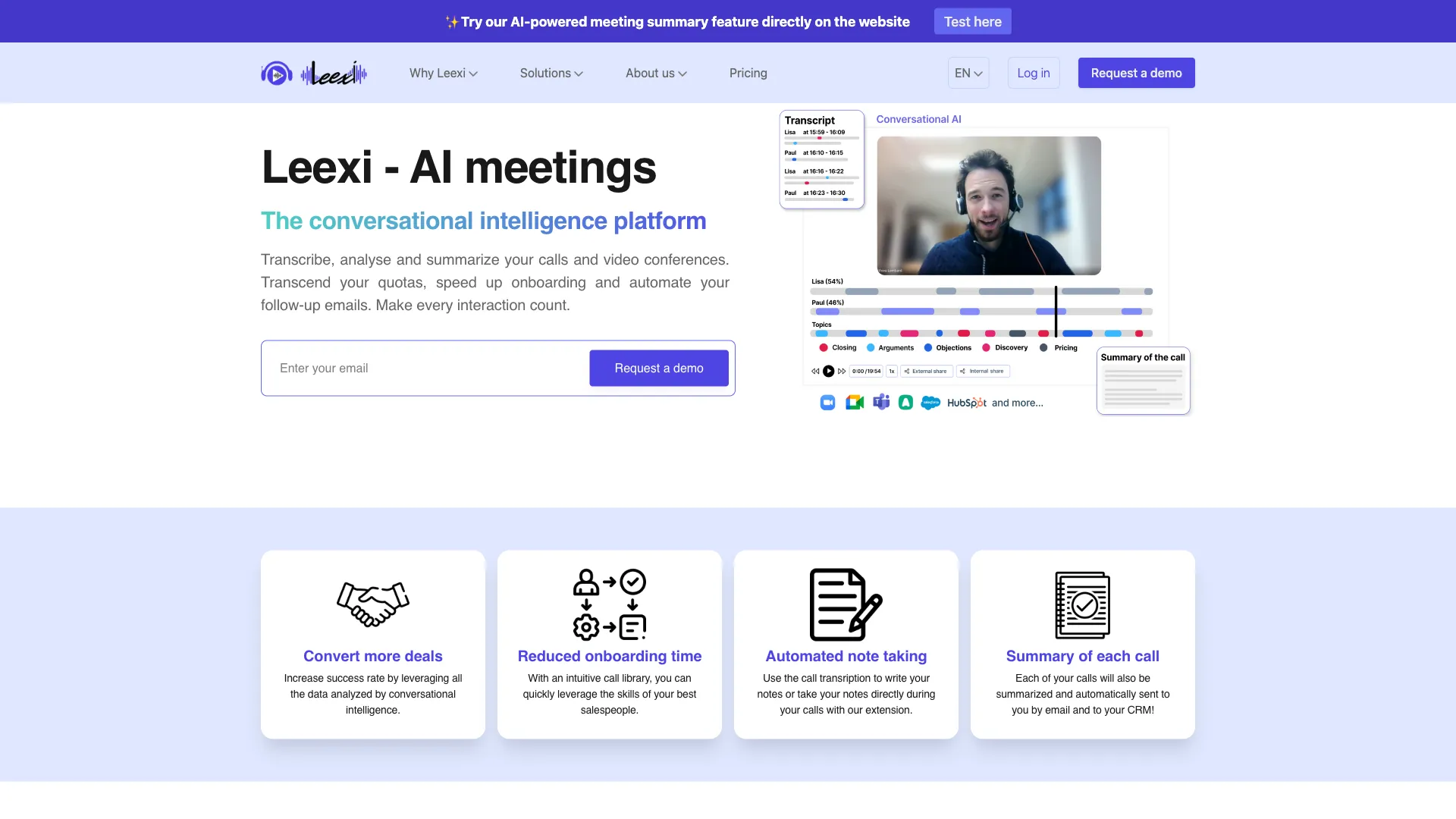 Leexi screenshot