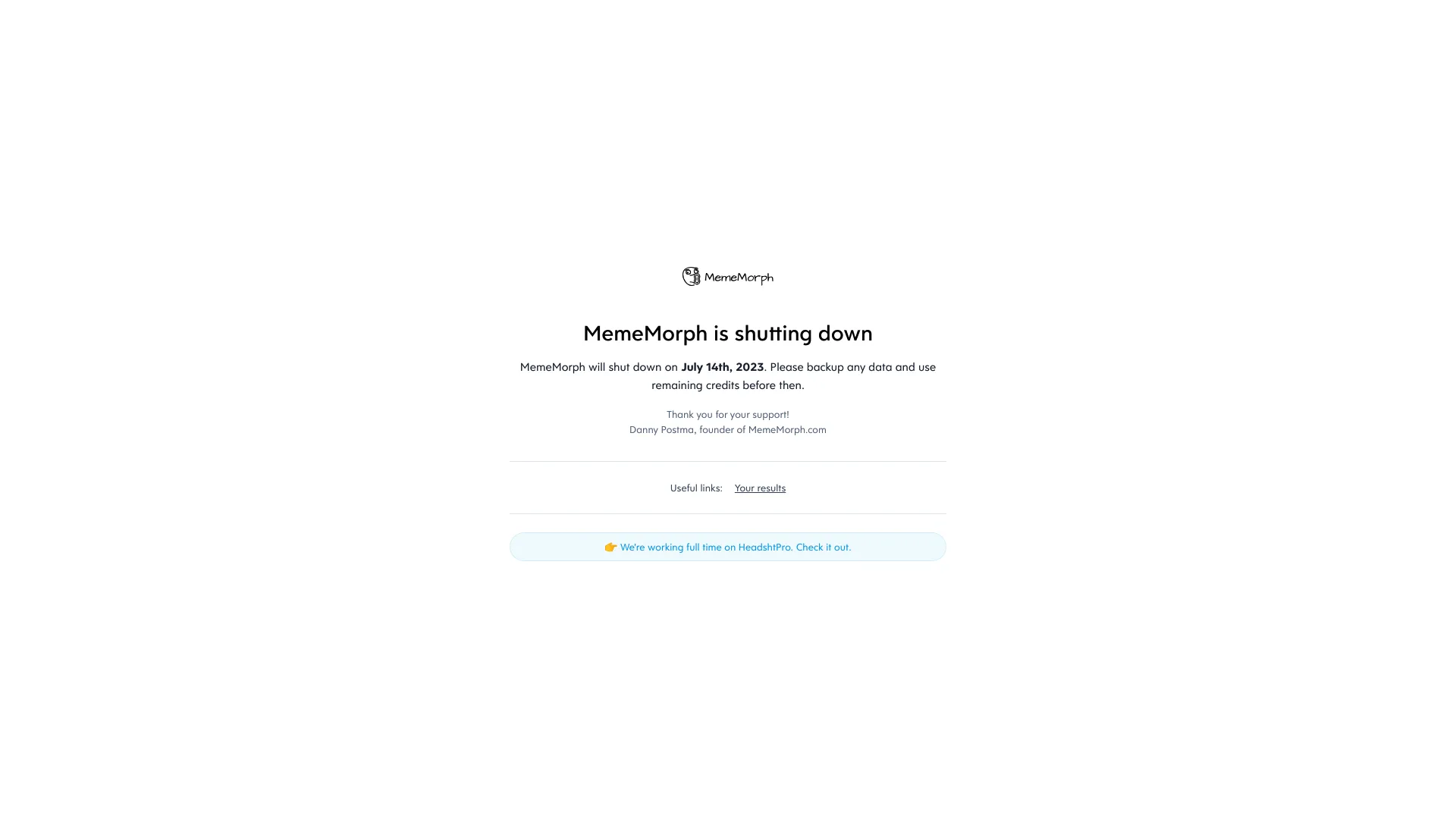 Mememorph screenshot