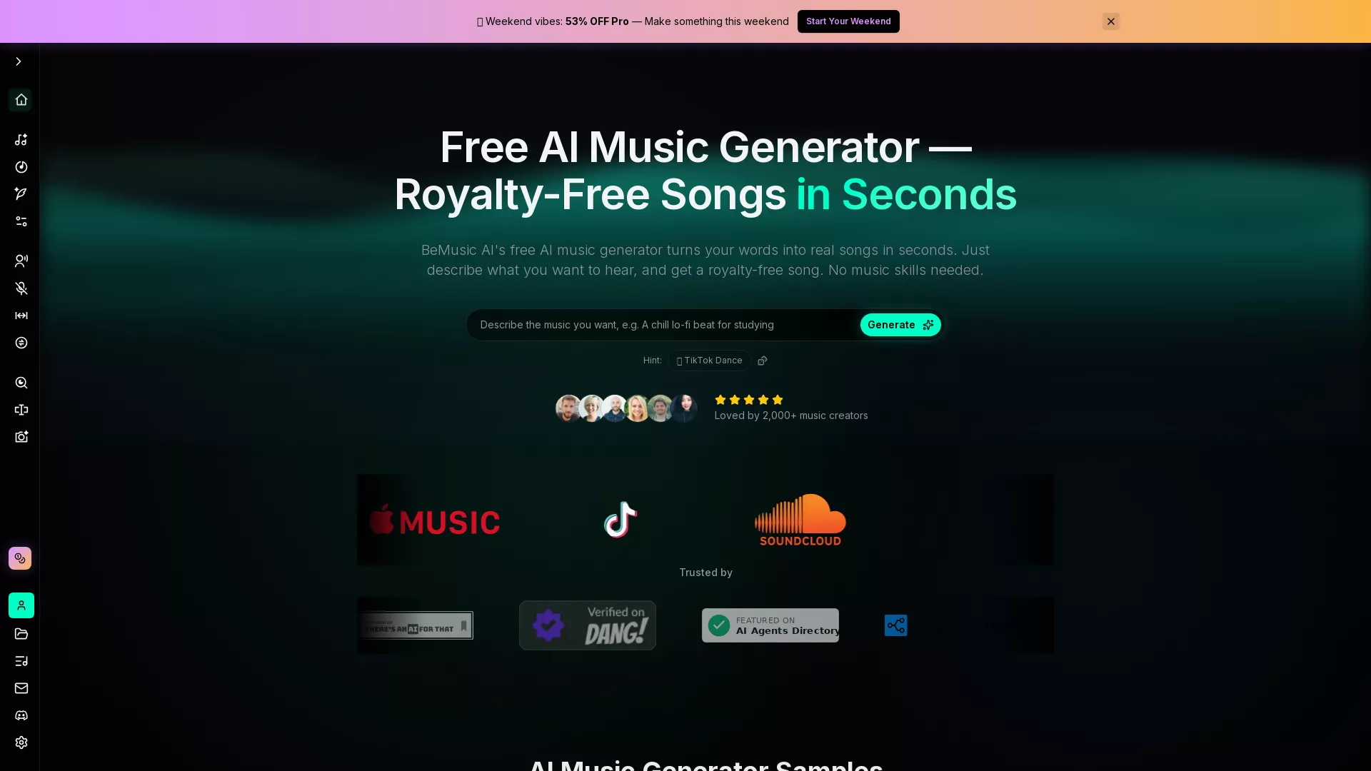 BeMusicAI screenshot