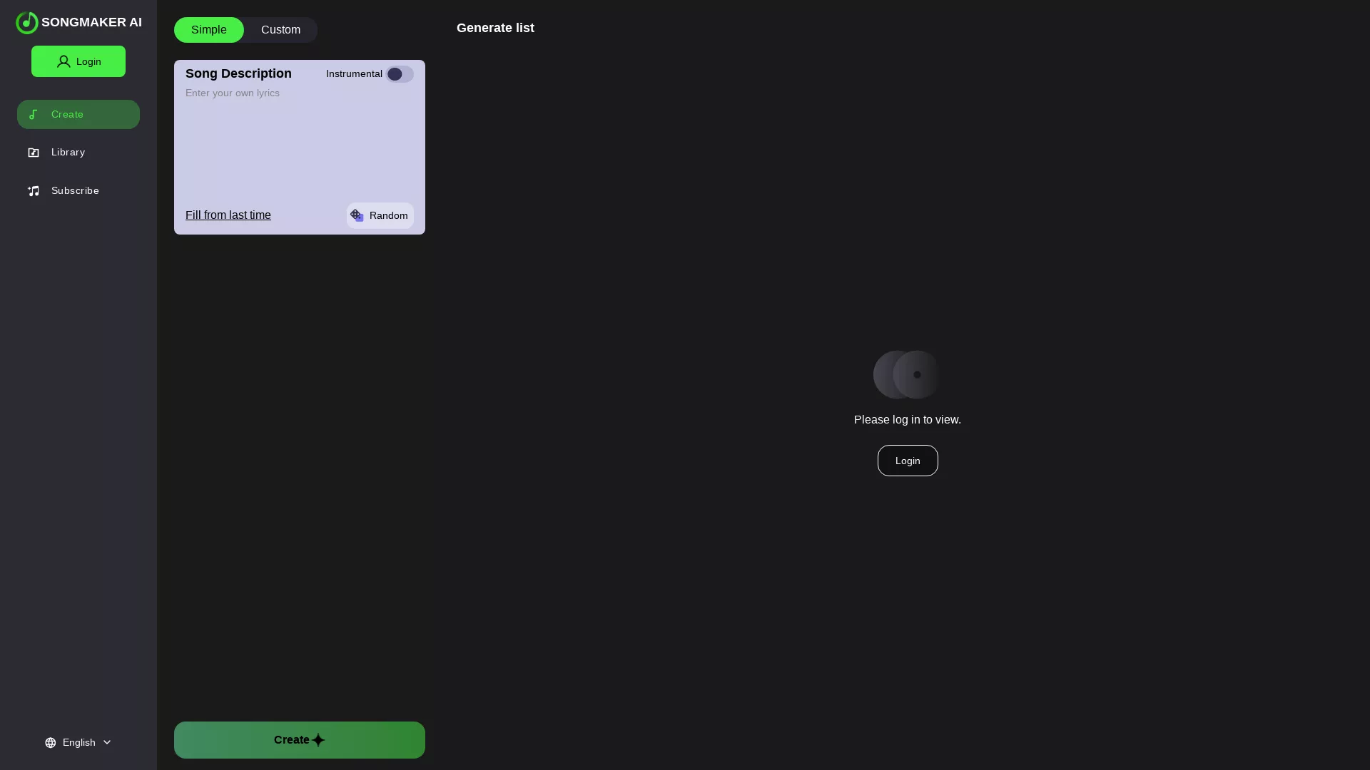 songmaker ai screenshot