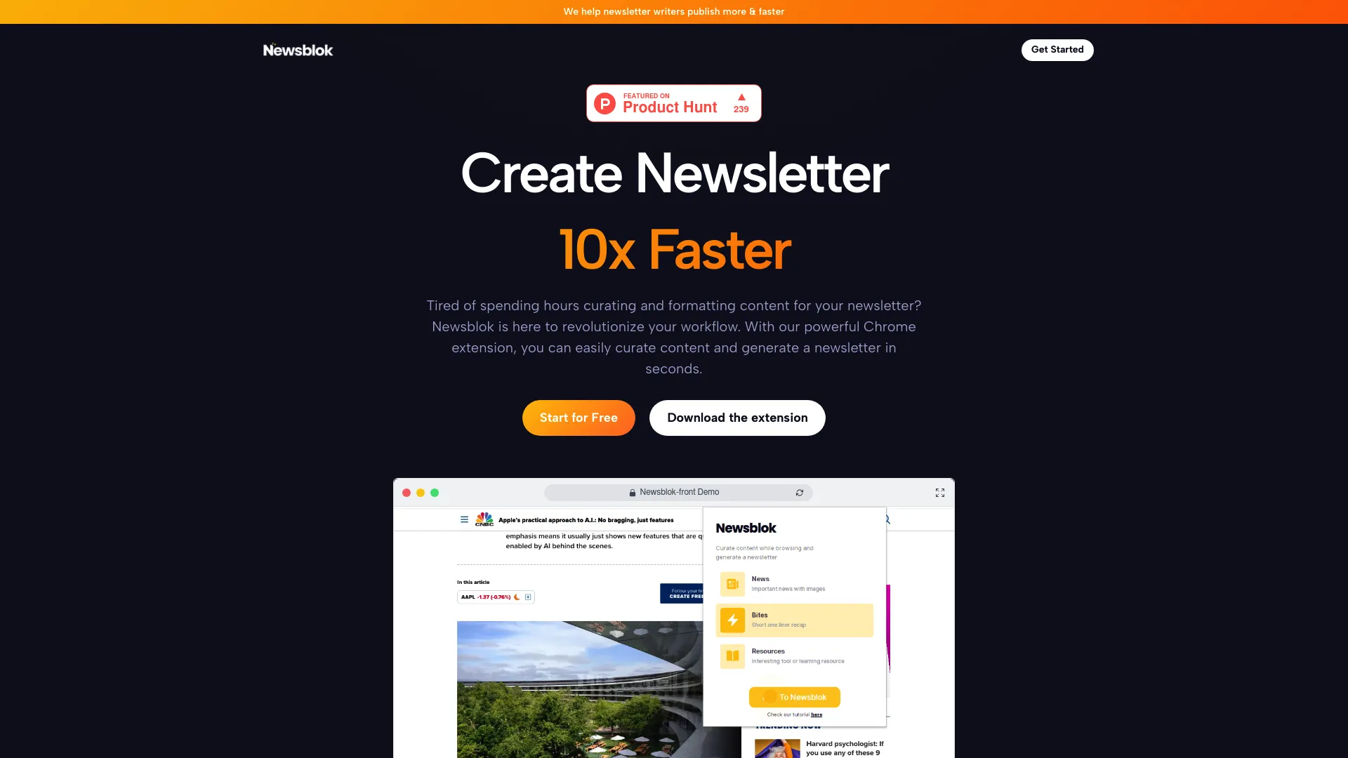 NewsblokAI screenshot