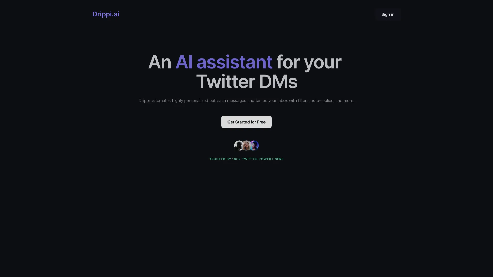 DrippiAI screenshot